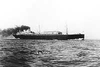 Photo # NH 102021: S.S. Maui underway in 1917