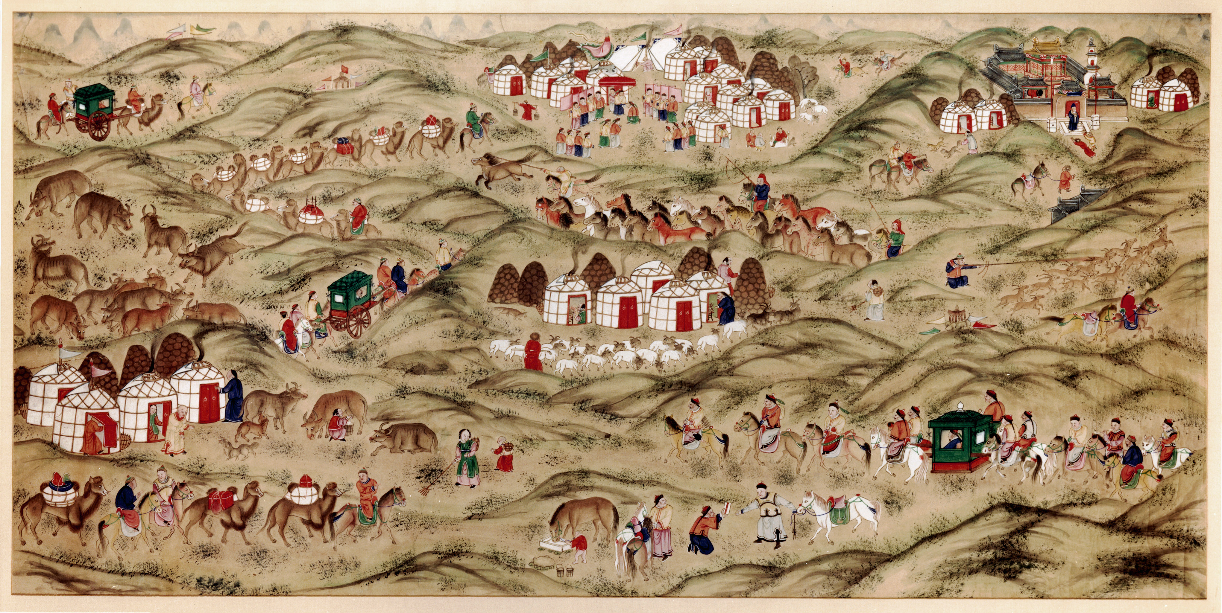 Mongolian Panorama Painting Version II