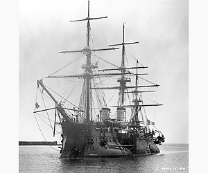 French 1st rank ironclad Dévastation