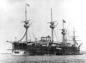 French 1st rank ironclad Dévastation