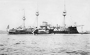 French 1st rank ironclad Dévastation
