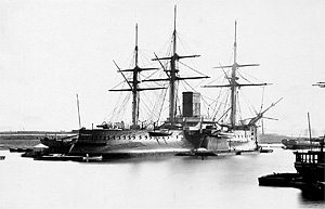 French 1st rank ironclad Redoutable