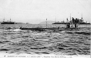 Bâteau sous-marin Gustave Zédé
