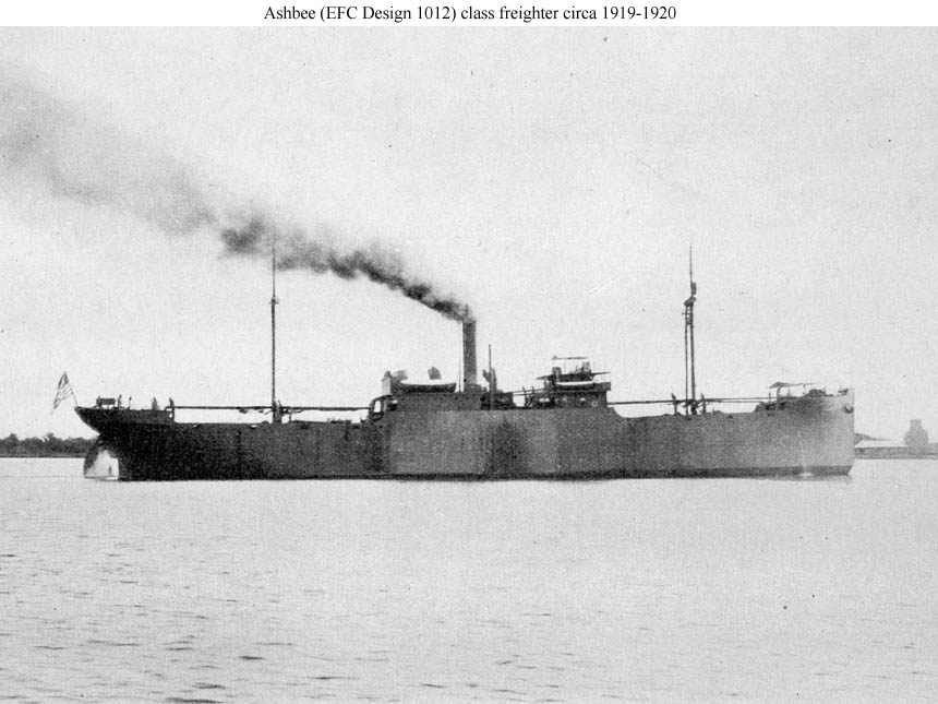 An S.S. Ashbee (Design 1012) class freighter