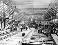 S.S. Perro (Design 1001) under construction