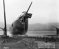 Schooner Cotys (Design 1004) launching