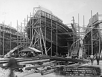 S.S. Bellbrook (Design 1005) under construction
