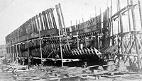 S.S. Red Cloud under construction