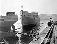 S.S. Airlie after launching