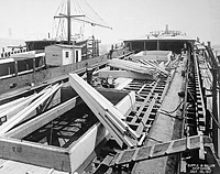 Steel reinforcements on M.S. Mount Hood
