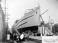 S.S. Cruso (Design 1065) on the ways