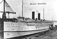 Photo # NH 66052: S.S. Bunker Hill in port, circa 1907