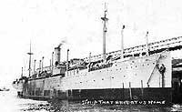 Photo # NH 103197:  USS Suwanee in port, 1919