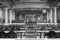 Photo # NH 103202:  Officers' dining room on USS Leviathan