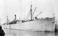 Photo # NH 105491: USS Texan in port, 1919