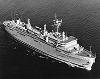 USS Puget Sound (AD 38) in 1975