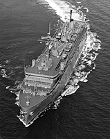 USS Samuel Gompers (AD-37) circa 1977