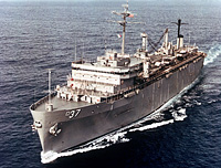 USS Samuel Gompers (AD-37) in August 1982