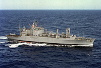 USS Santa Barbara (AE 28) on 16 October 1992