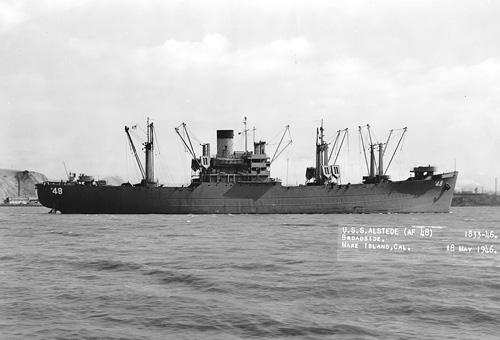 USS Alstede (AF 48) on 18 May 1946.