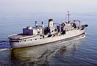 USNS Sirius (T-AFS 8) in 1983