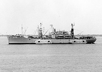 USS Francis Marion (APA 149) on 30 September 1976.