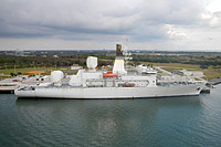 USS Howard O Lorenzen (T-AGM 25) on 27 January 2013