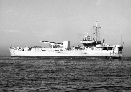 USS King County (AG 157) on 10 December 1958.