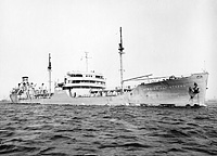 USNS Mission Capistrano (T-AO 112) during the 1950s