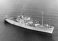 USS Observation Island (EAG 154) circa 1971