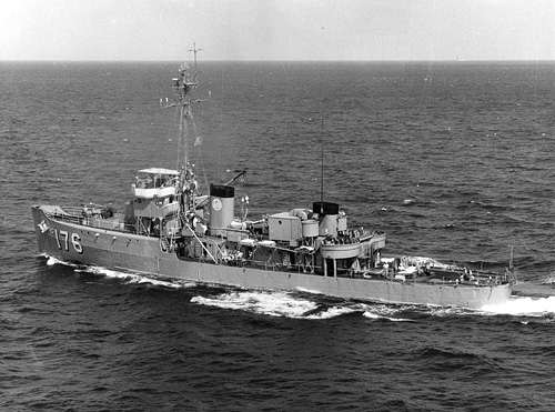 USS Peregrine (AG 176) on 9 May 1964.