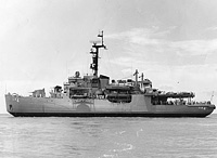 USS Glacier (AGB 4) on 5 July 1955