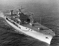 USS Mount Whitney (LCC 20) in the early 1970s