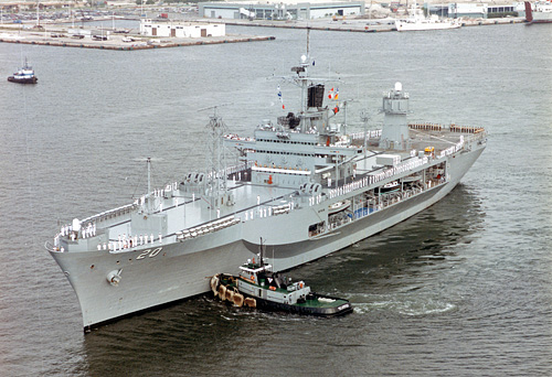 USS Mount Whitney (LCC 20) ca. 1990.