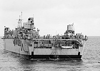 USS USS White Sands (ARD 20, later AGDS 2) in August 1972