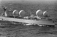 USNS Redstone (T-AGM 20) on 4 December 1989