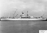 USNS Twin Falls (T-AGM 11) on 23 March 1966