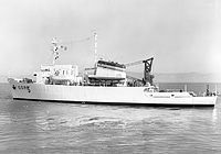 USNS Charles H Davis (T-AGOR 5) circa January 1964
