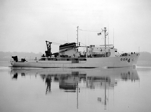 USNS James M Gilliss (T-AGOR 4) on 14 Dec 1962.