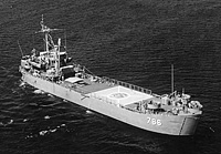 USS Garrett County (LST 786) on 21 March 1970