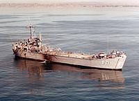 USS Harnett County (LST 821) on 18 October 1966