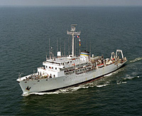 USNS Kane (T-AGS 27) in April 1984
