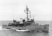 USS Sheldrake (AGS 19) in September 1966