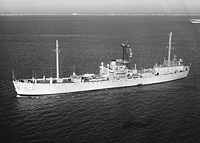 USS Jamestown (AGTR 3) on 6 February 1965