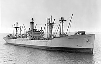 USNS Greenville Victory (T-AK 237) on 5 December 1957