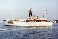 USNS Mizar (T-AGOR 11) during the 1980s