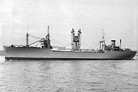 USNS Pvt Leonard C Brostrom (T-AK 255) on 5 April 1954