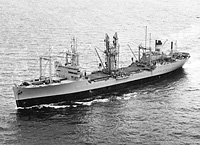 USNS Pvt Leonard C Brostrom (T-AK 255) on 30 September 1964