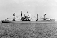 USNS Schuyler Otis Bland (T-AK 277) on 13 December 1963