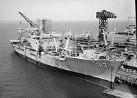 USS Charleston (AKA 113) fitting out